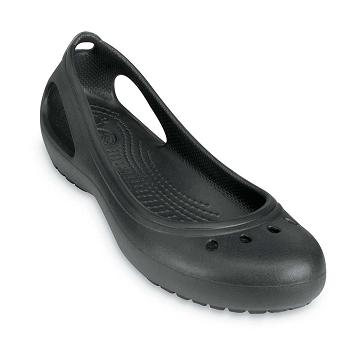 Crocs Kadee Balerina Cipő Női Fekete | HU 0174KORI